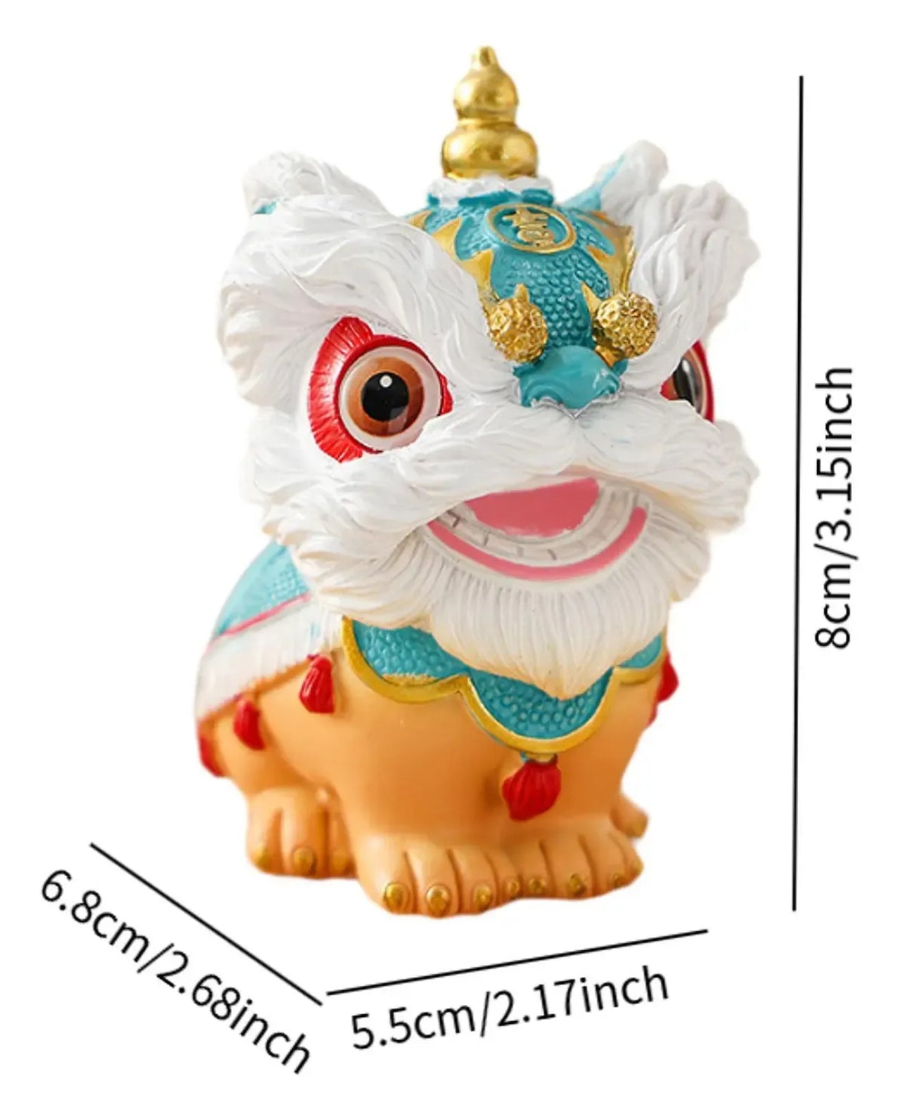 Lion dance tea pet