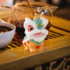 Lion dance tea pet